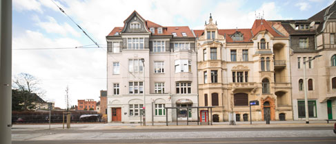 Außenansicht der Praxis